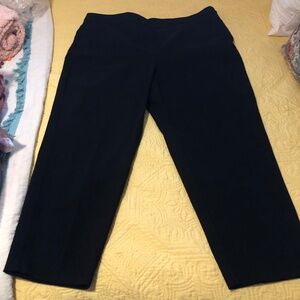 Alfred Dunner Woman black pull-on dress pants, 20w, short proportion, NWOT!
